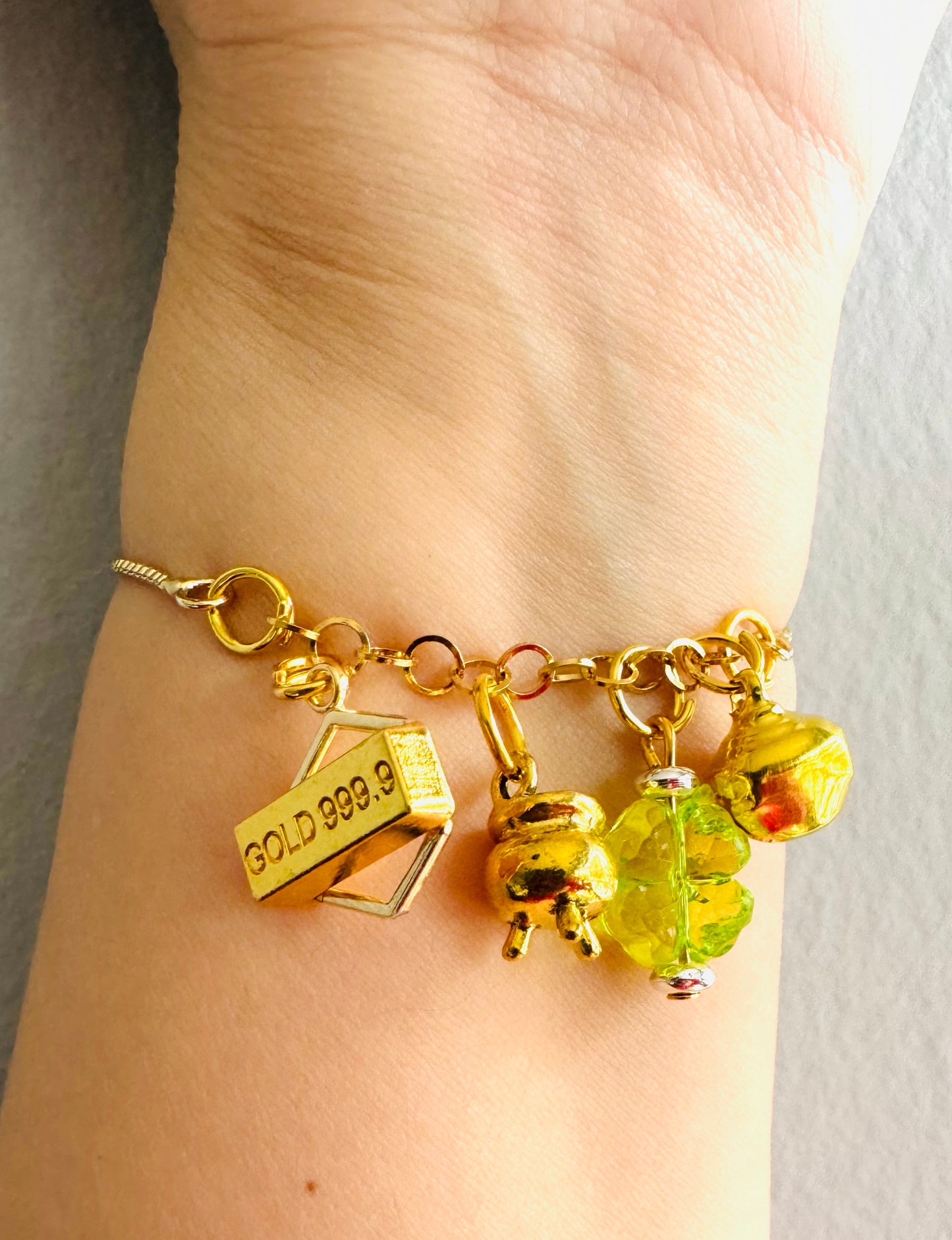 Pot of Gold Charm Bracelet