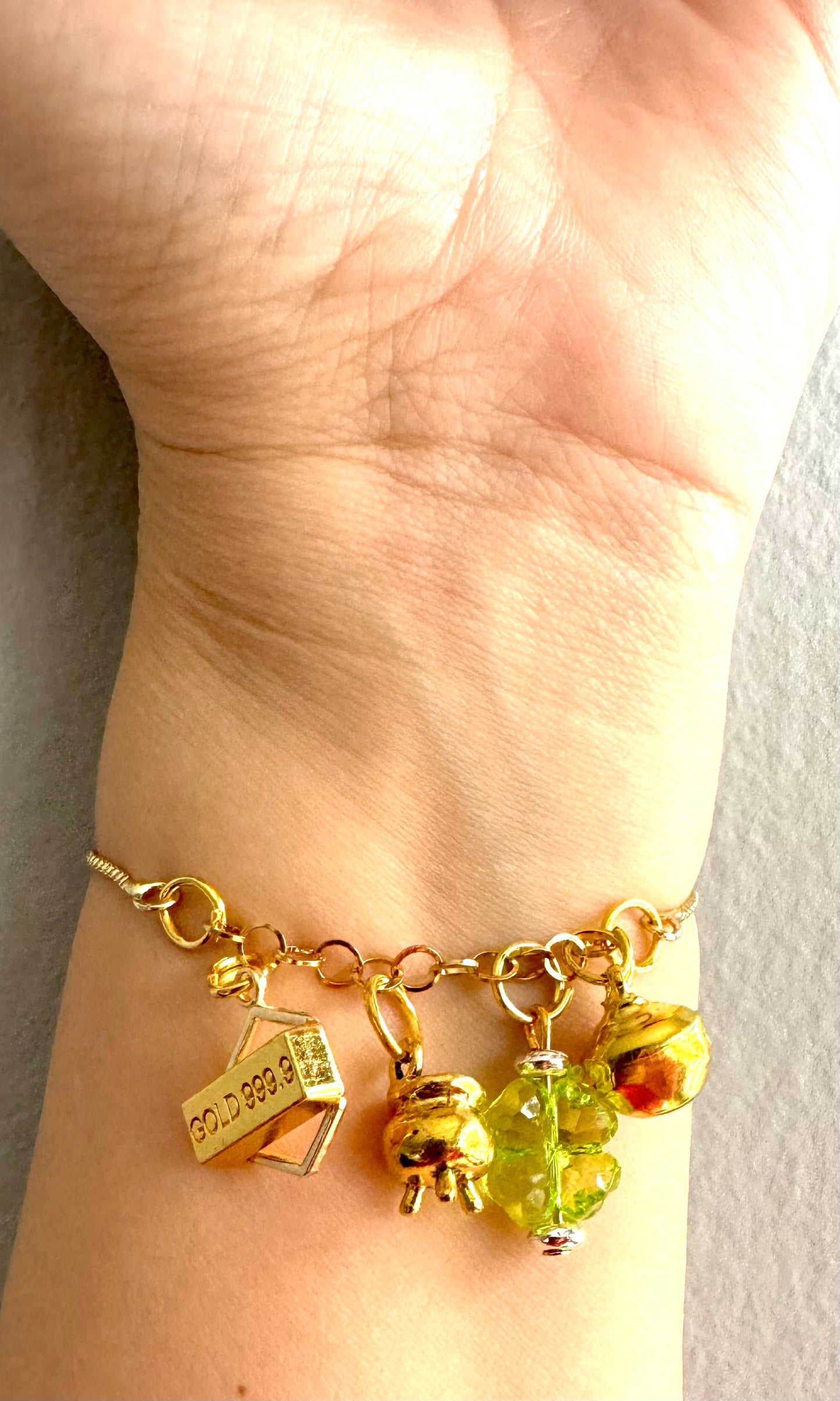 Pot of Gold Charm Bracelet