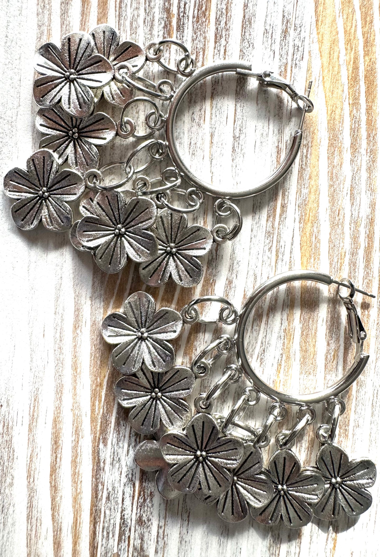 Bohemian Style Plumeria Earrings