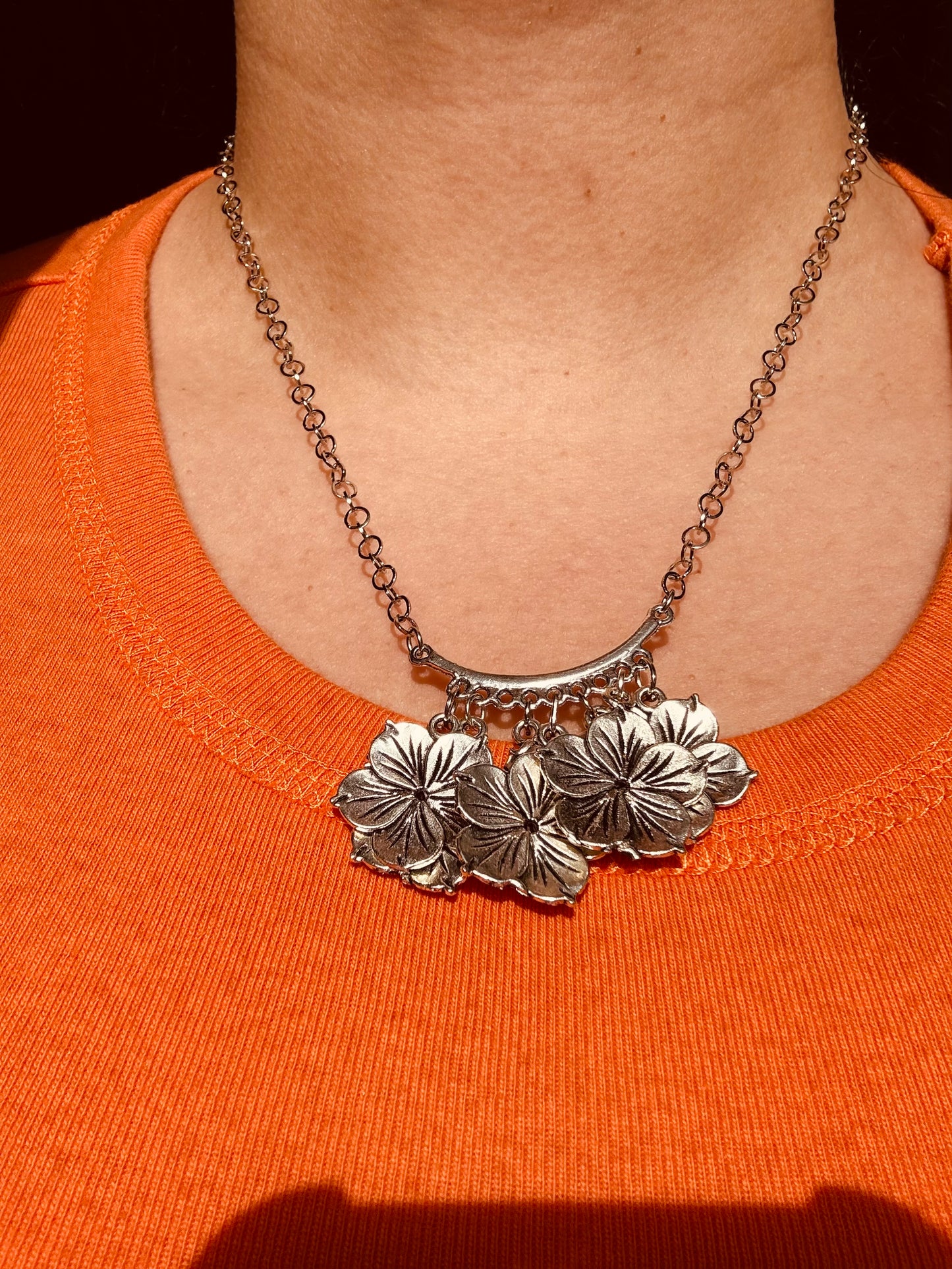 Bohemian Hibiscus Necklace