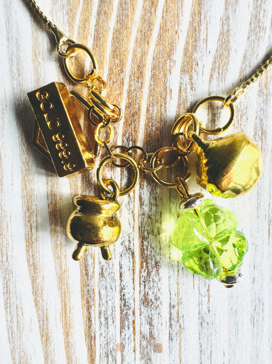 Pot of Gold Charm Bracelet