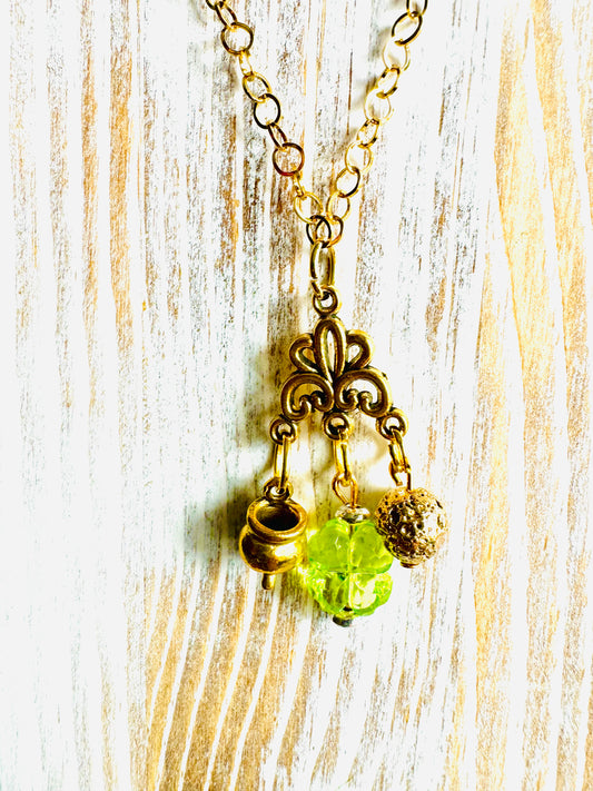 Bohemian Pot of Gold Necklace