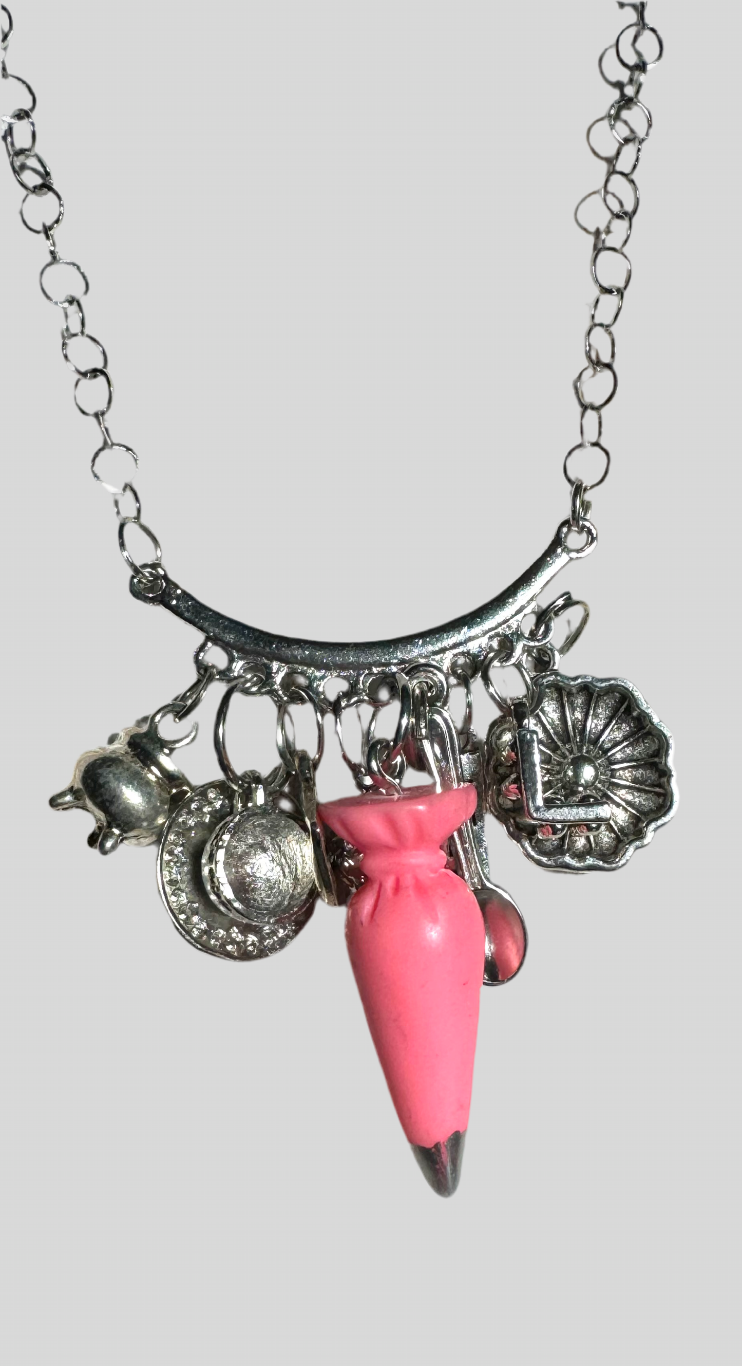 Pink Frosting Lovers Necklace