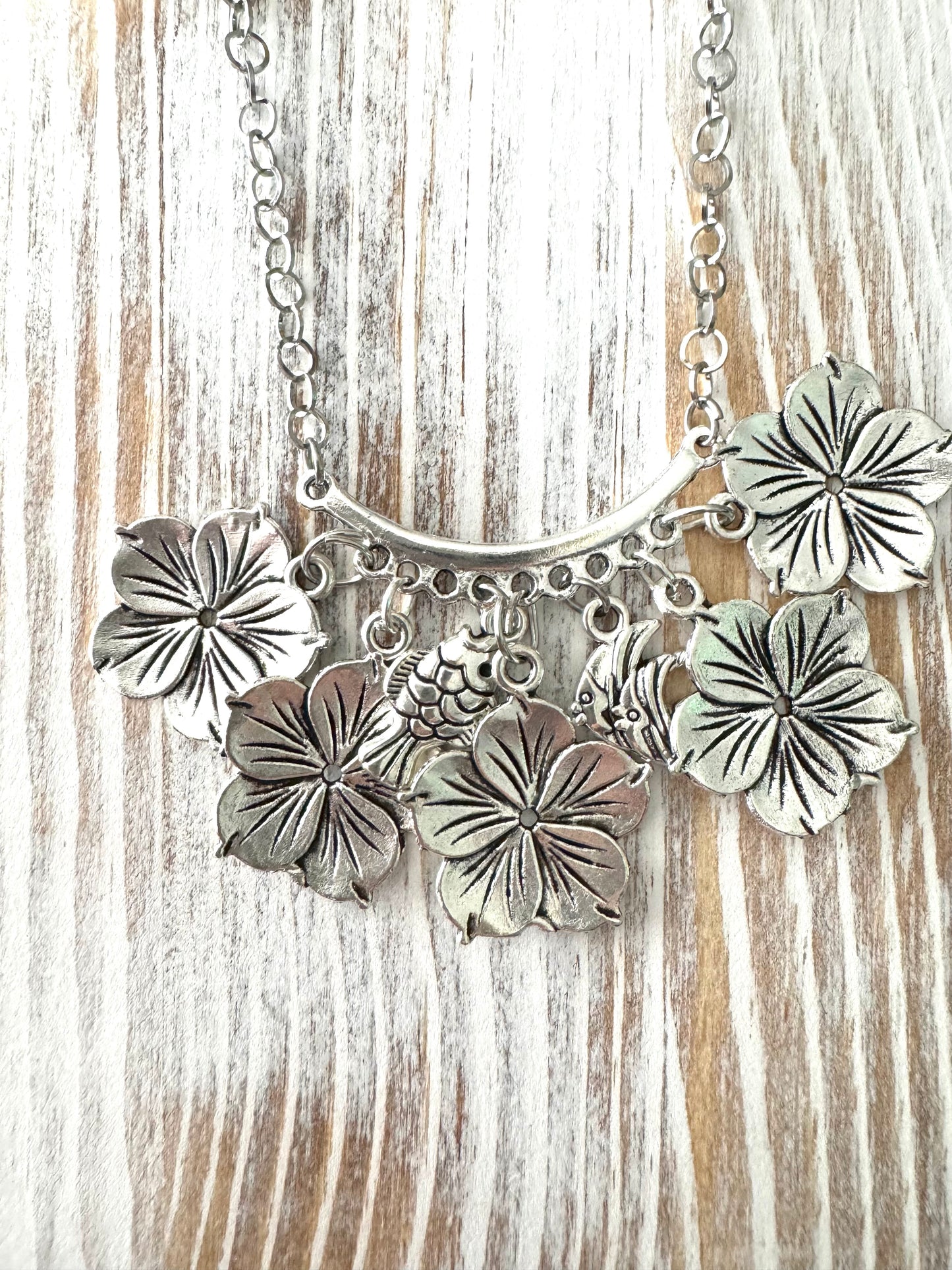 Bohemian Hibiscus Necklace