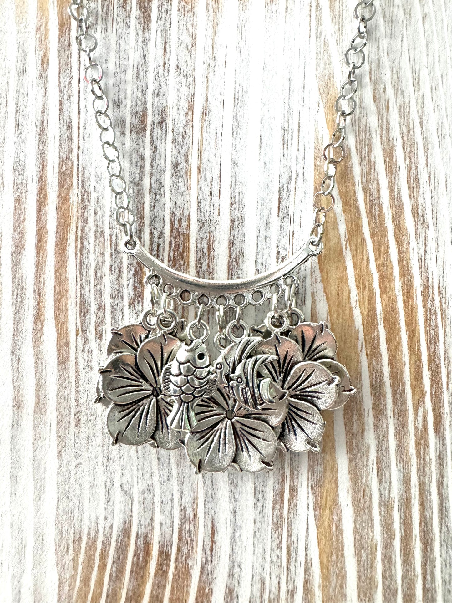 Bohemian Hibiscus Necklace