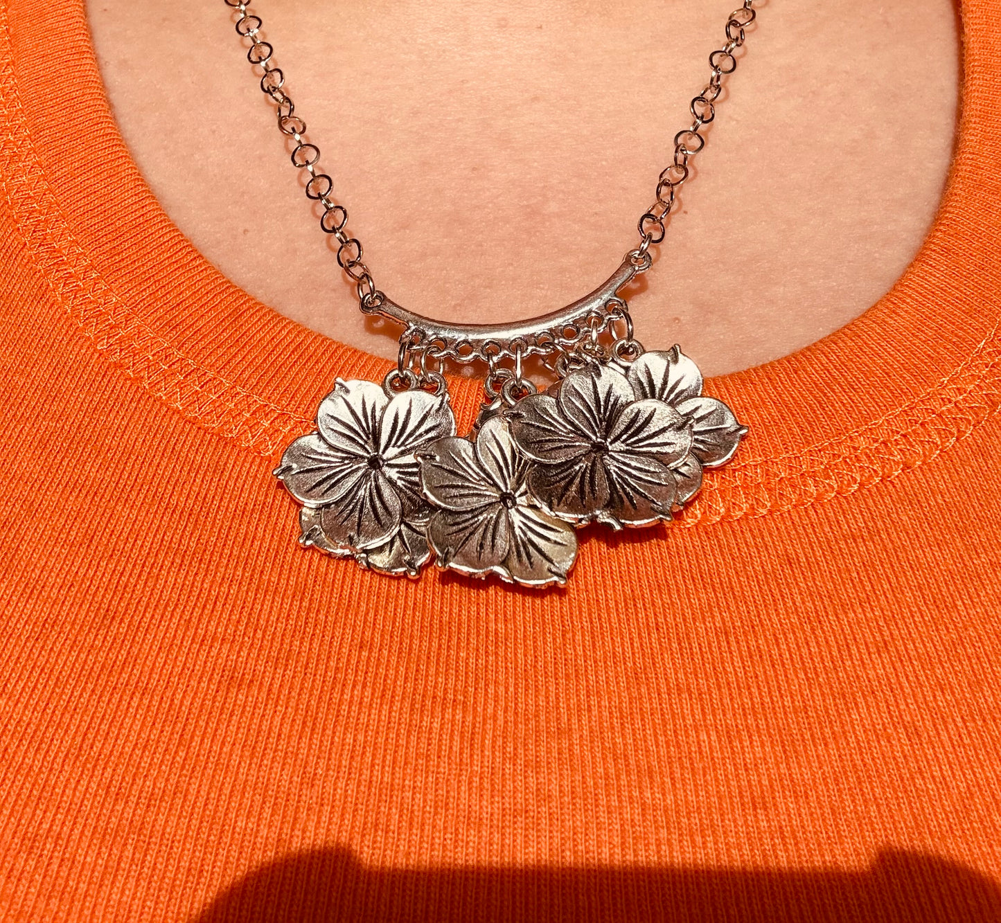 Bohemian Hibiscus Necklace