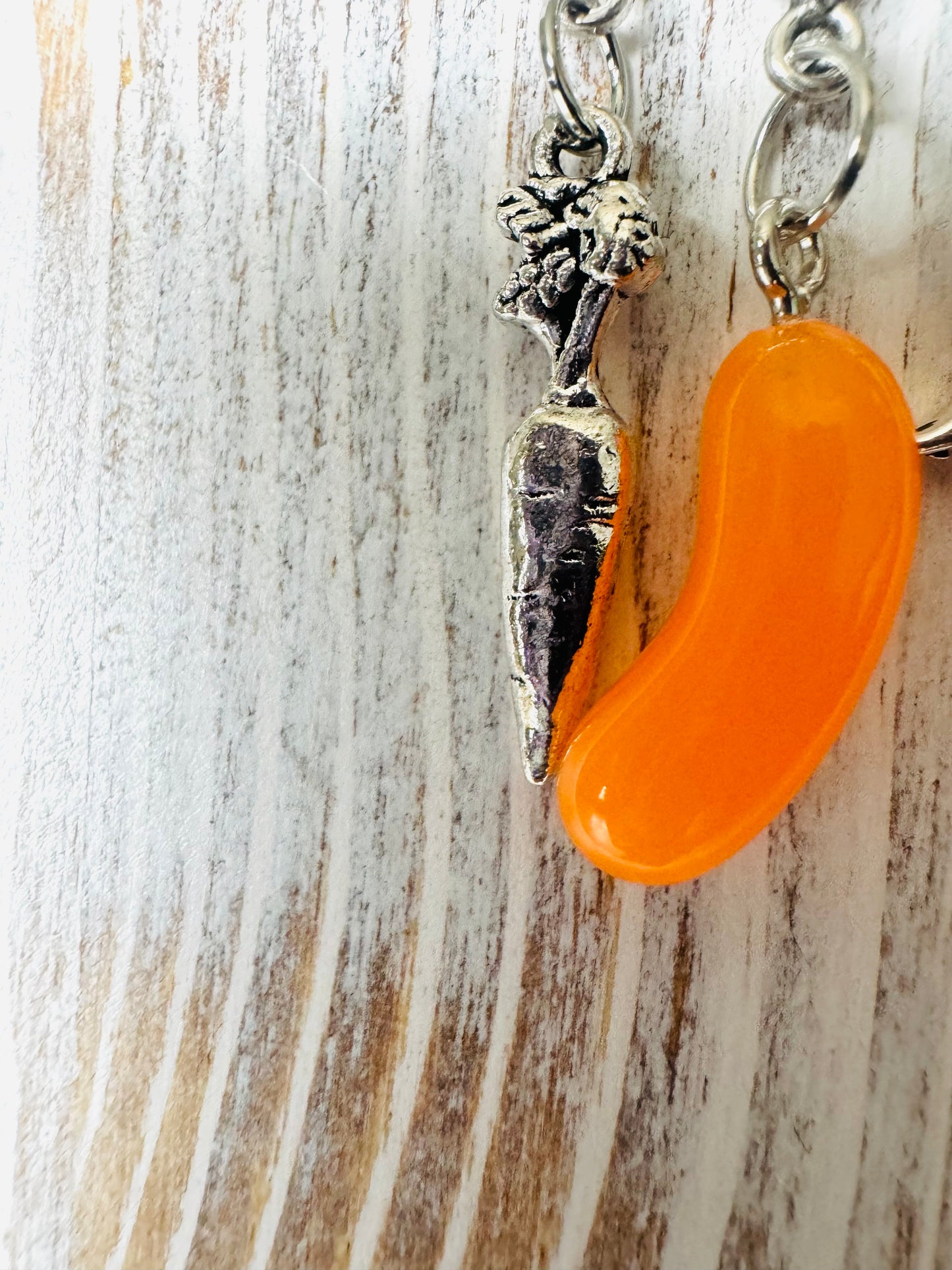 Carrot Bean Necklace