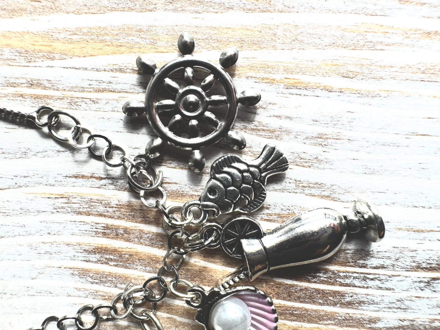 Drinks at Sea Charm Bracelet